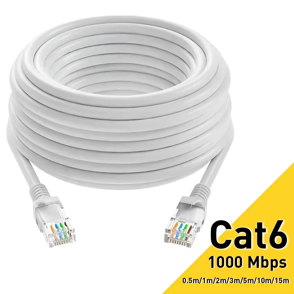 Cat6 Ethernet Cable UTP RJ45 LAN Network Cord 0.5-50m