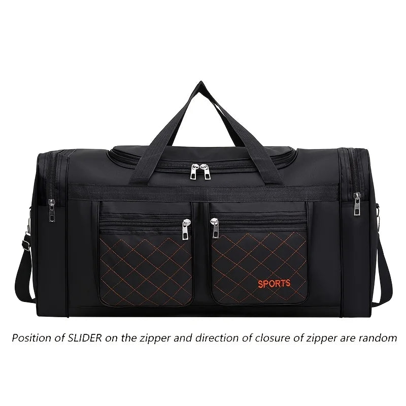 Bolsa de viaje de nailon de gran capacidad con múltiples bolsillos