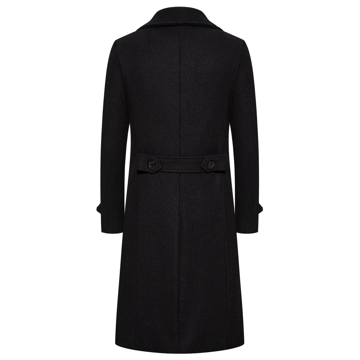 Spring Long Woolen Coats Men Fashion Double Breasted Trench Coats Autumn Turn Down Collar Slim Fit Windbreaker Male Outwear