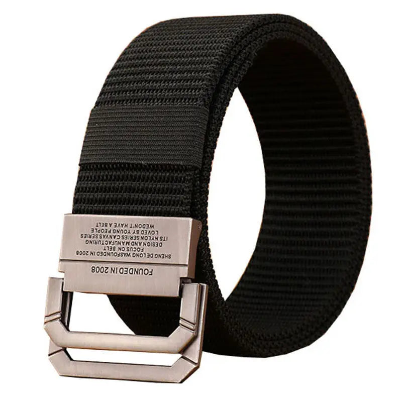 Men Belt Nylon Webbing Fabric Tactical Army Canvas Casual Fashion Luxury Designer Jeans Belt for Men Military Sports Strap HB009