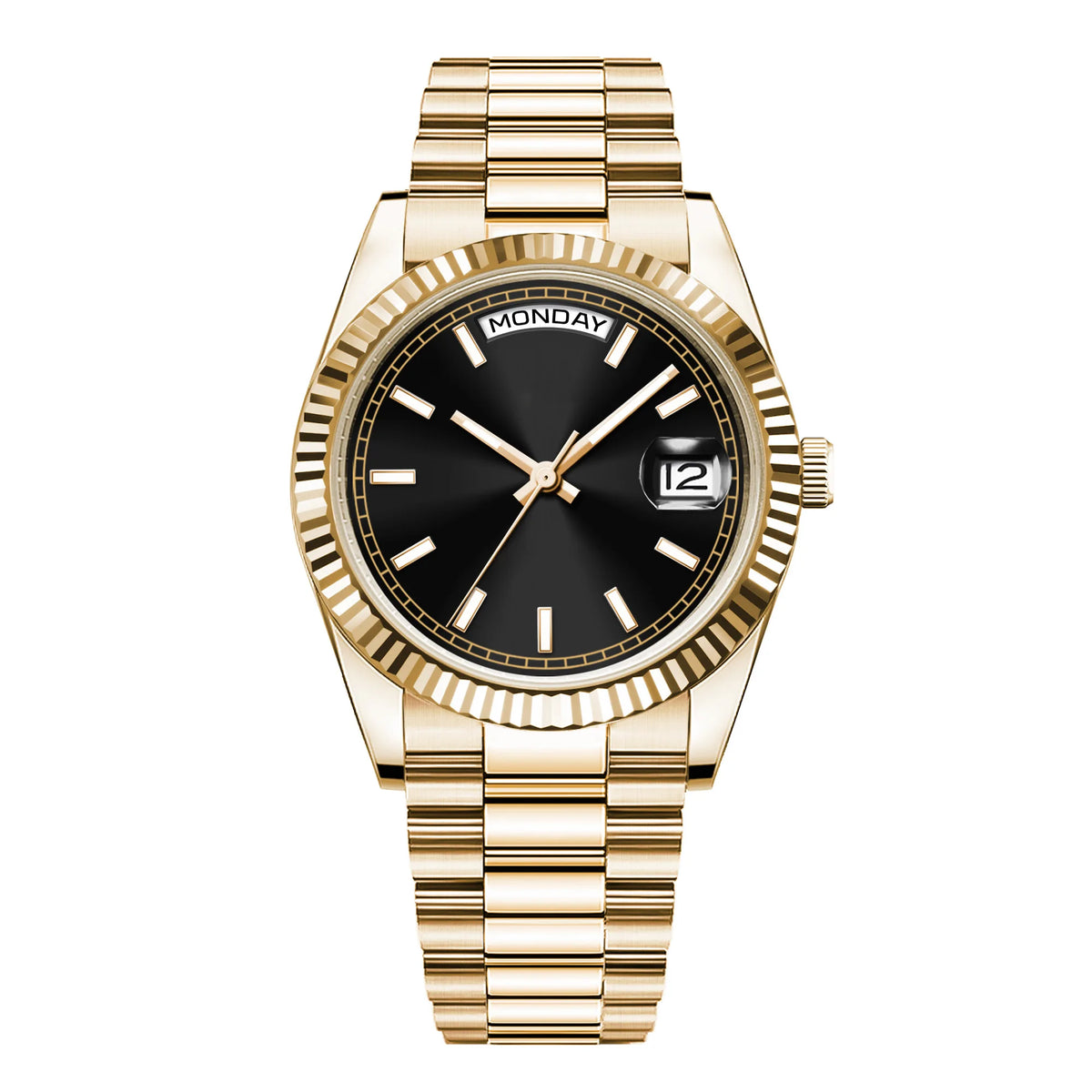 36/39mm Custom New Design  Black Dial Mechanical Wristwatches Luxury NH36 10BARS Sapphire St1644 Movement Watch for Men