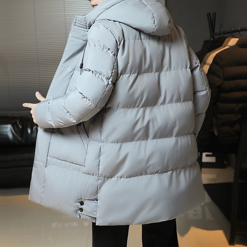 -30 Degrees Winter Hot Thicken Men's Down Jackets New Warm Parka Men Women Casual White Duck Down Coat Winter Snow Overcoat