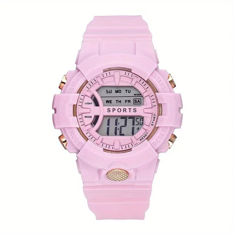 Fashion Leisure Hot Watch Student Learning Supplies Multi-Functional Luminous Waterproof Sports Electronic Watch