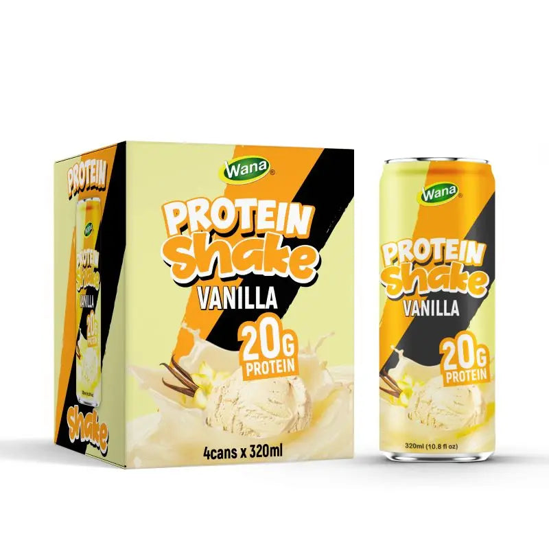 Batido de proteínas, 20g de proteína de suero, latas de 250ml o 320ml