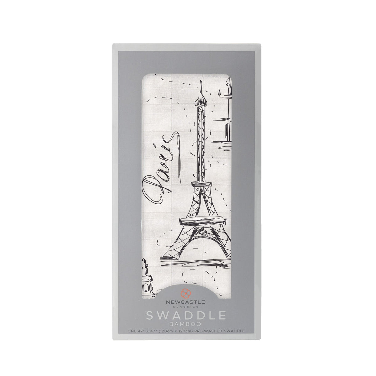 London, Paris, New York bambu-swaddle