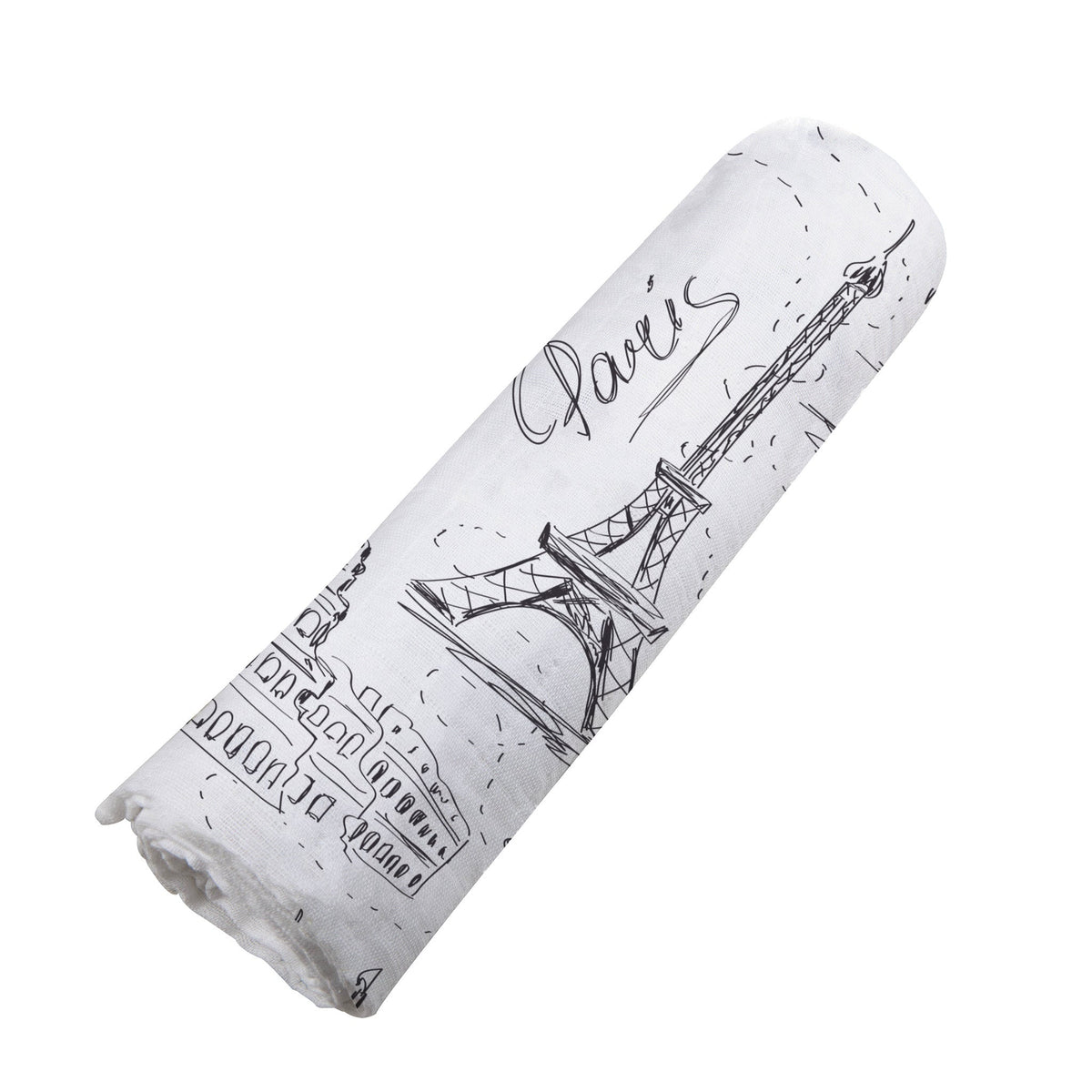 London, Paris, New York bambu-swaddle