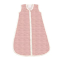 Saco de dormir de bambú con lunares rosa perla
