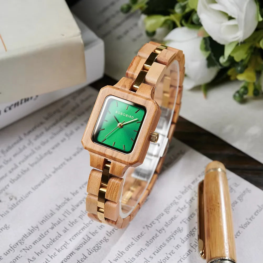 BOBO BIRD Navy Blue Couple Watches Top Luxry Brand Lover Wooden Quartz Wristwatch Personalized Engraved Reloj Mujer Dropshipping