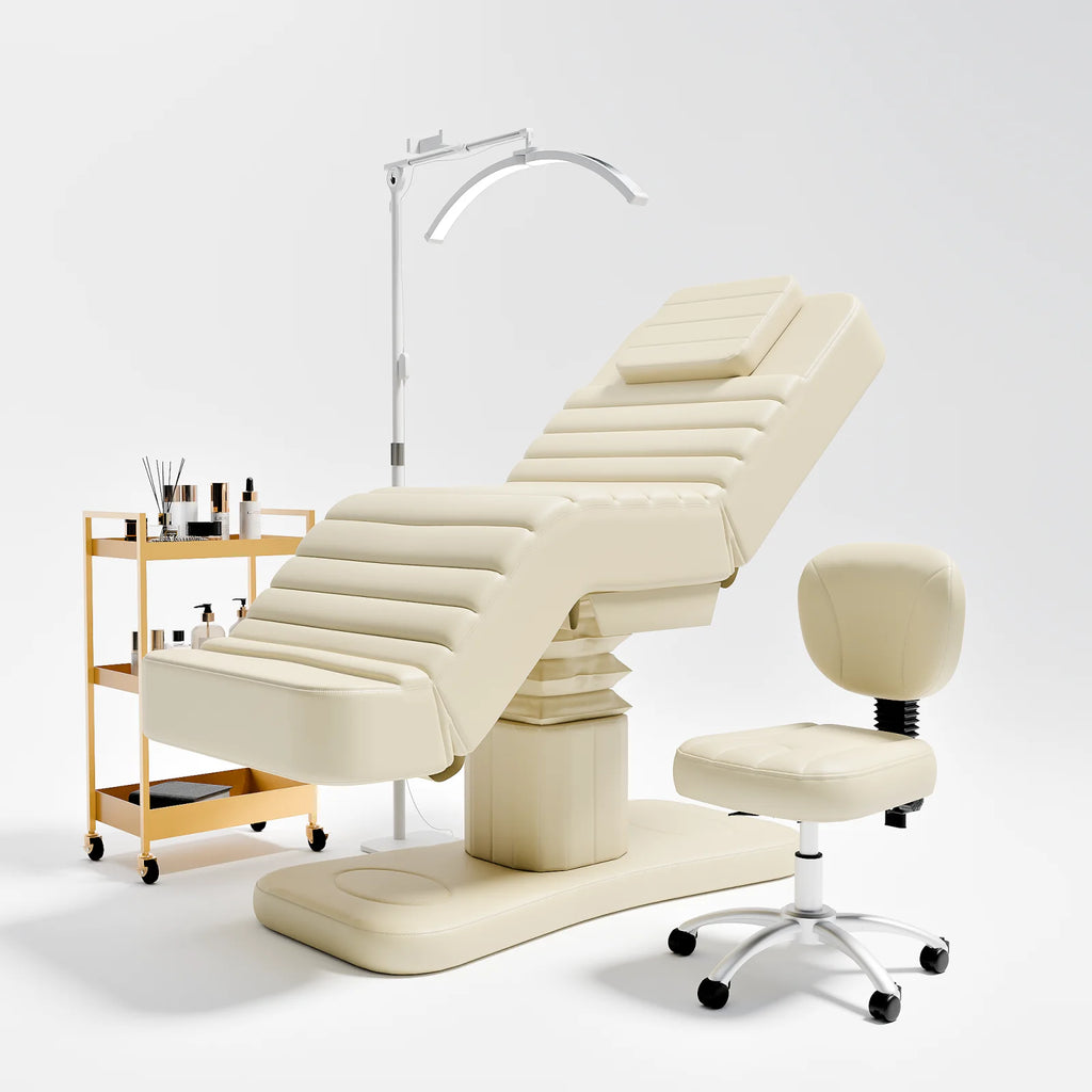 Electric Folding Facial SPA Bed with Adjustable Hydrotherapy Massage Table