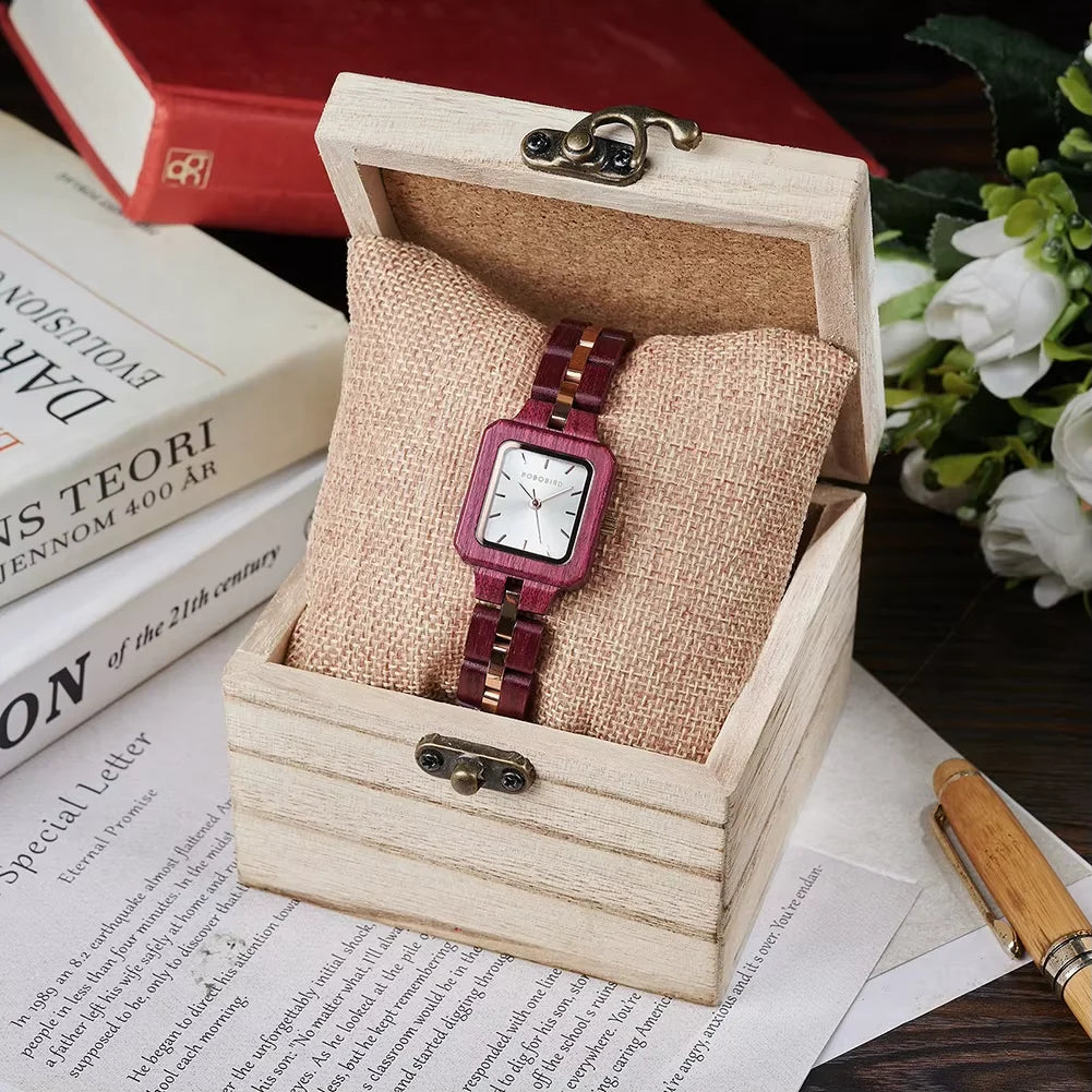 BOBO BIRD Navy Blue Couple Watches Top Luxry Brand Lover Wooden Quartz Wristwatch Personalized Engraved Reloj Mujer Dropshipping