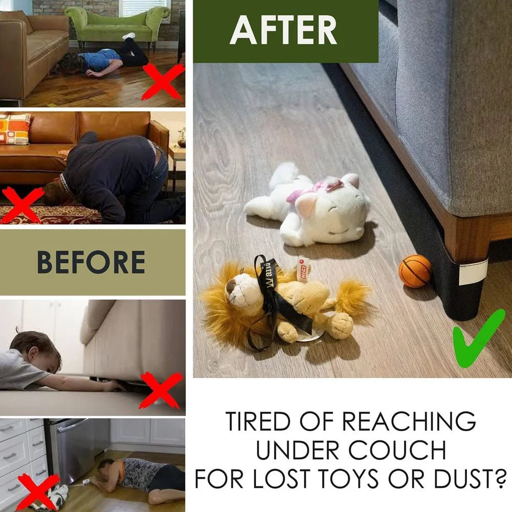 3/6m Toy Blocker Dustproof Stopper Adhesive Strap Prevents Pet Toys From Entering the Bottom of Sofe Blocker Sofa Edge Bafflev