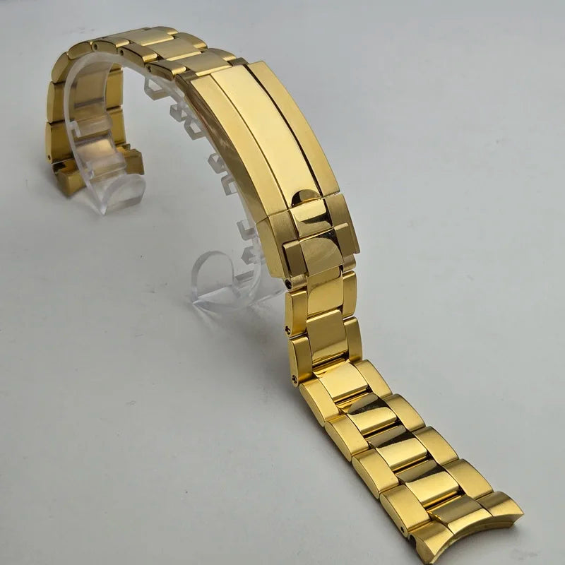 Spersonalizowany męski luksusowy zegarek kwarcowy 39 mm, chronograf, modny, szafirowy, sportowy, bransoleta ze stali, zegarek na rękę Corgeut