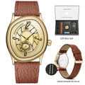HANNAH MARTIN Women & Men Watch 40mm Timing Sub Dial Couple Luxury Brand Quartz Movement Black Gift Box Wristwatch 1Set Relogio