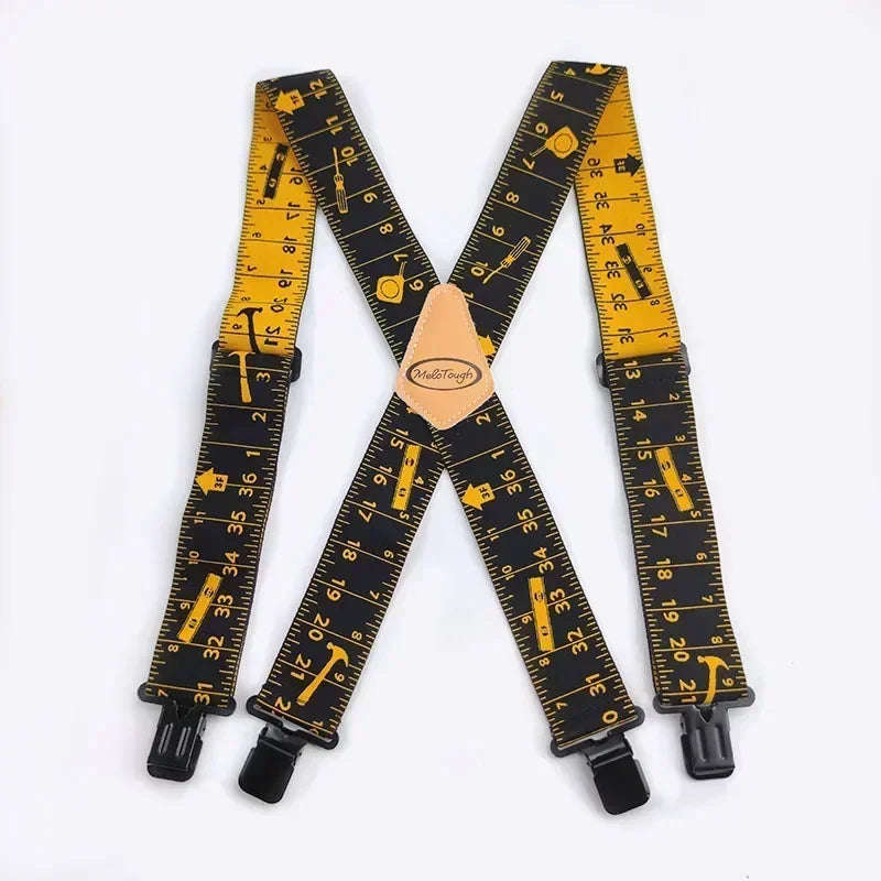 1Pc 5*120cm Men's Adult X-Type 4 Clips High Elastic Suspender Adjustable Heavy Duty Braces  Belt Suspenders Male Jockstrap