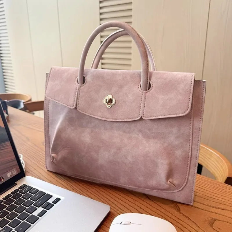 Lightweight Polyester Laptop Bag for Women with Tablet Sleeve