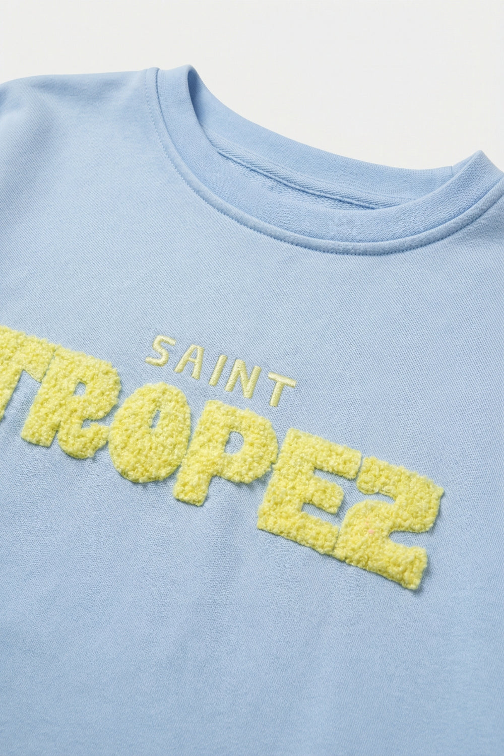 Błękitna bluza z haftem Saint Tropez