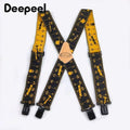 1Pc 5*120cm Men's Adult X-Type 4 Clips High Elastic Suspender Adjustable Heavy Duty Braces  Belt Suspenders Male Jockstrap