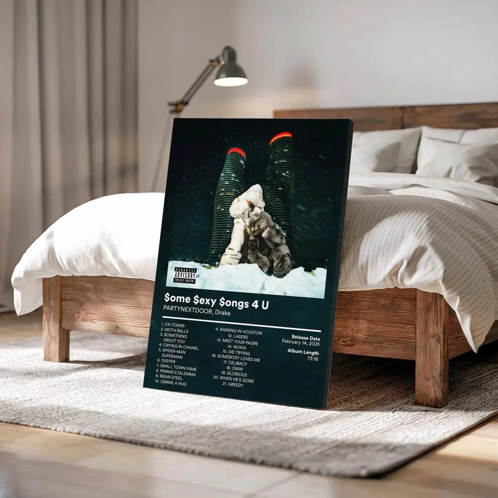 D-Drake Album Cover Rapper Canvas Print Poster