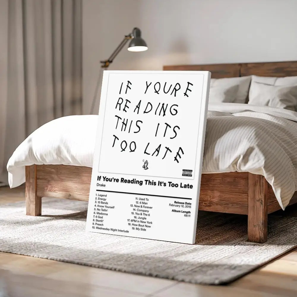 D-Drake Album Cover Rapper Canvas Print Poster