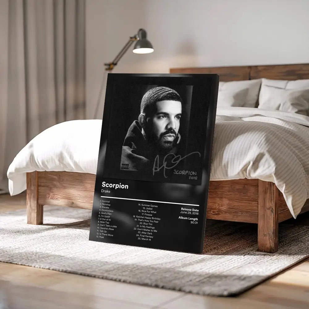 D-Drake Album Cover Rapper Canvas Print Poster