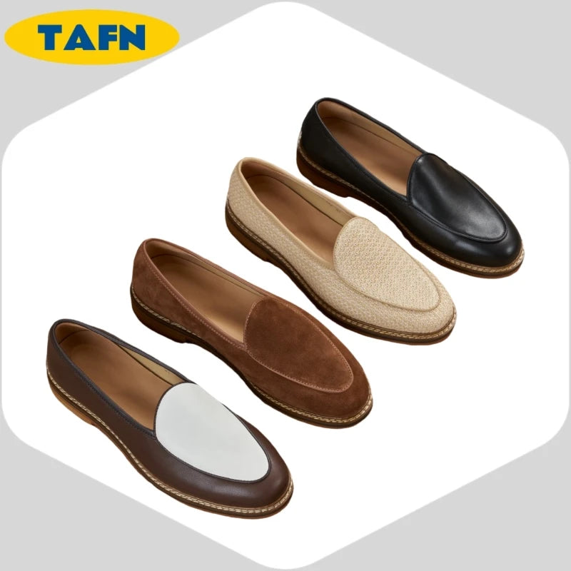 Mocasines de verano para hombre en piel genuina con ante y cuerda de cáñamo