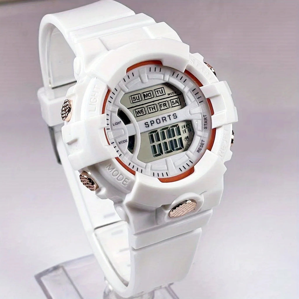 Fashion Leisure Hot Watch Student Learning Supplies Multi-Functional Luminous Waterproof Sports Electronic Watch