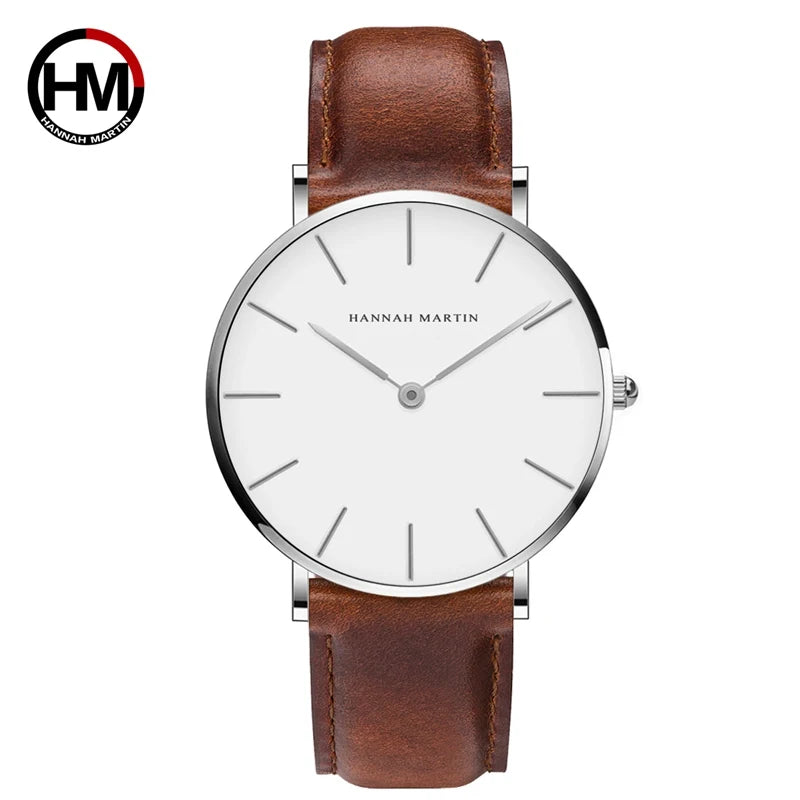 Japan Quartz Movt Men Simple Waterproof Fashion Brand Black Nylon Sport Casual Watches Men Women Unisex Wristwatch Dropshipping