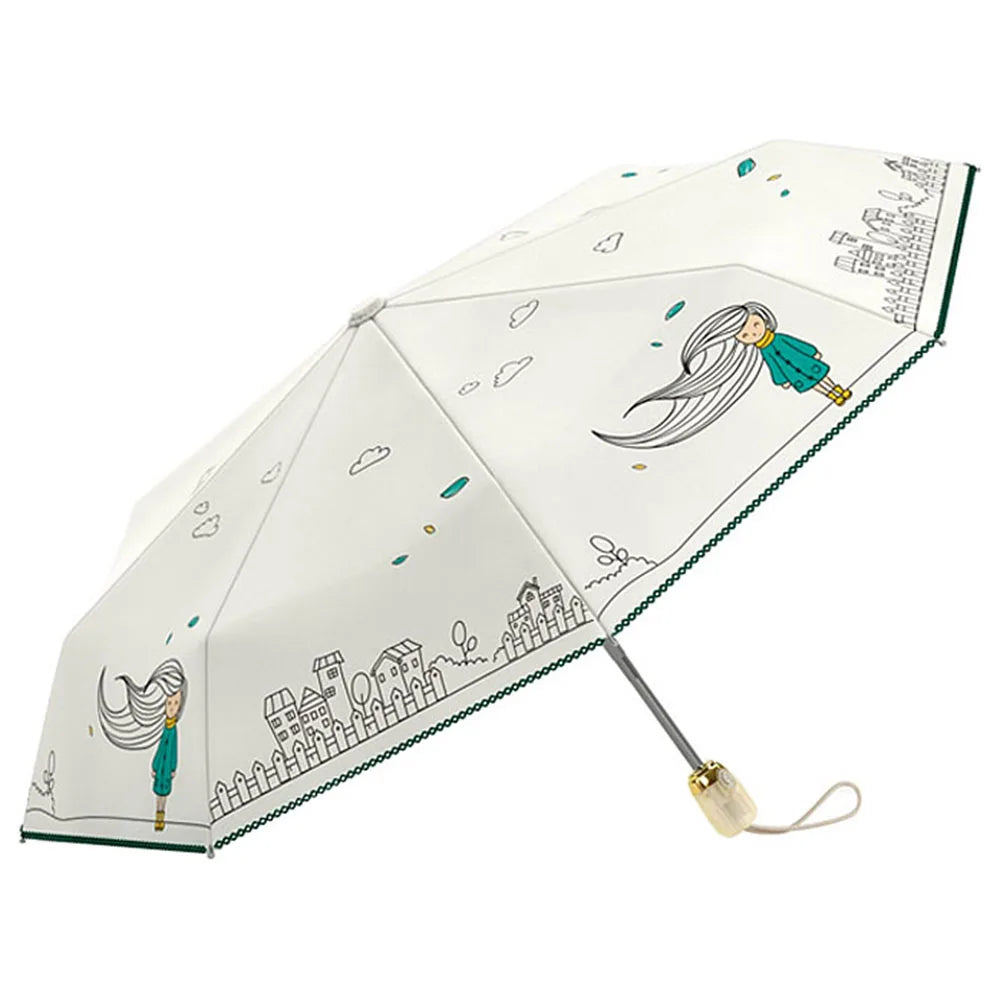 OLYCAT Automatic UV Umbrella Rain Waterproof, 8K Windproof Sun Umbrellas UV Protection, Folding Parasol Umbrella Woman