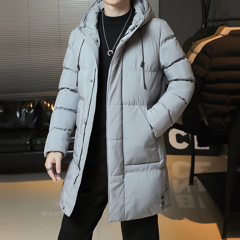 -30 Degrees Winter Hot Thicken Men's Down Jackets New Warm Parka Men Women Casual White Duck Down Coat Winter Snow Overcoat