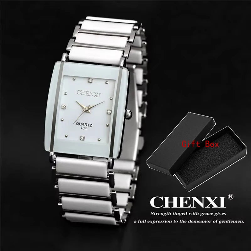 Brand Men Women's Lovers Ceramic Casual Unique Quartz Wrist Watch Hodinky Cheap Ladies Clock Watch Relogio Feminino Montre Femme