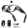 Domars AIR3 AR Smart Glasses 16MP Camera AI Real-Time Text Translation 1080P Virtual Screen Augmented Reality With Ring