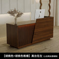 Customized Professional Reception Counter Simple Design Style Reception Desk Creative Storage Theke Empfang Office Furniture