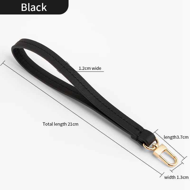 Pasek na nadgarstek CRAZYSMITH do torebki LV POCHETTE TO-GO, uchwyt 21 cm, długi pasek do kopertówki, akcesoria do torebek