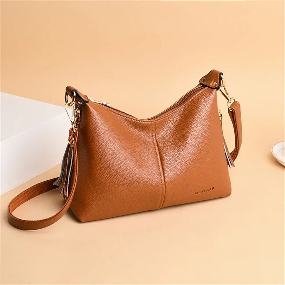 Leather Small Hobos Luxury Handbags Women Bags Designer Handbags High Quality Crossbody Bags for Women Shoulder Bag Sac a Main