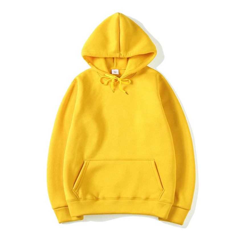 Men's Hoodies Women Pullover Spring Autumn Casual Hoodie Sweatshirts Solid Color Hoodies Oversize Black Sweatshirt for Male