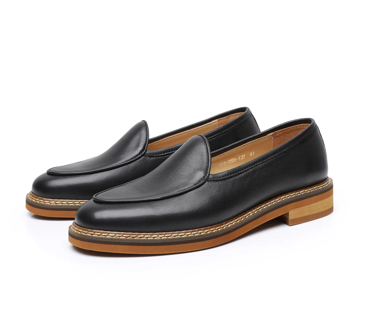 Mocasines de verano para hombre en piel genuina con ante y cuerda de cáñamo