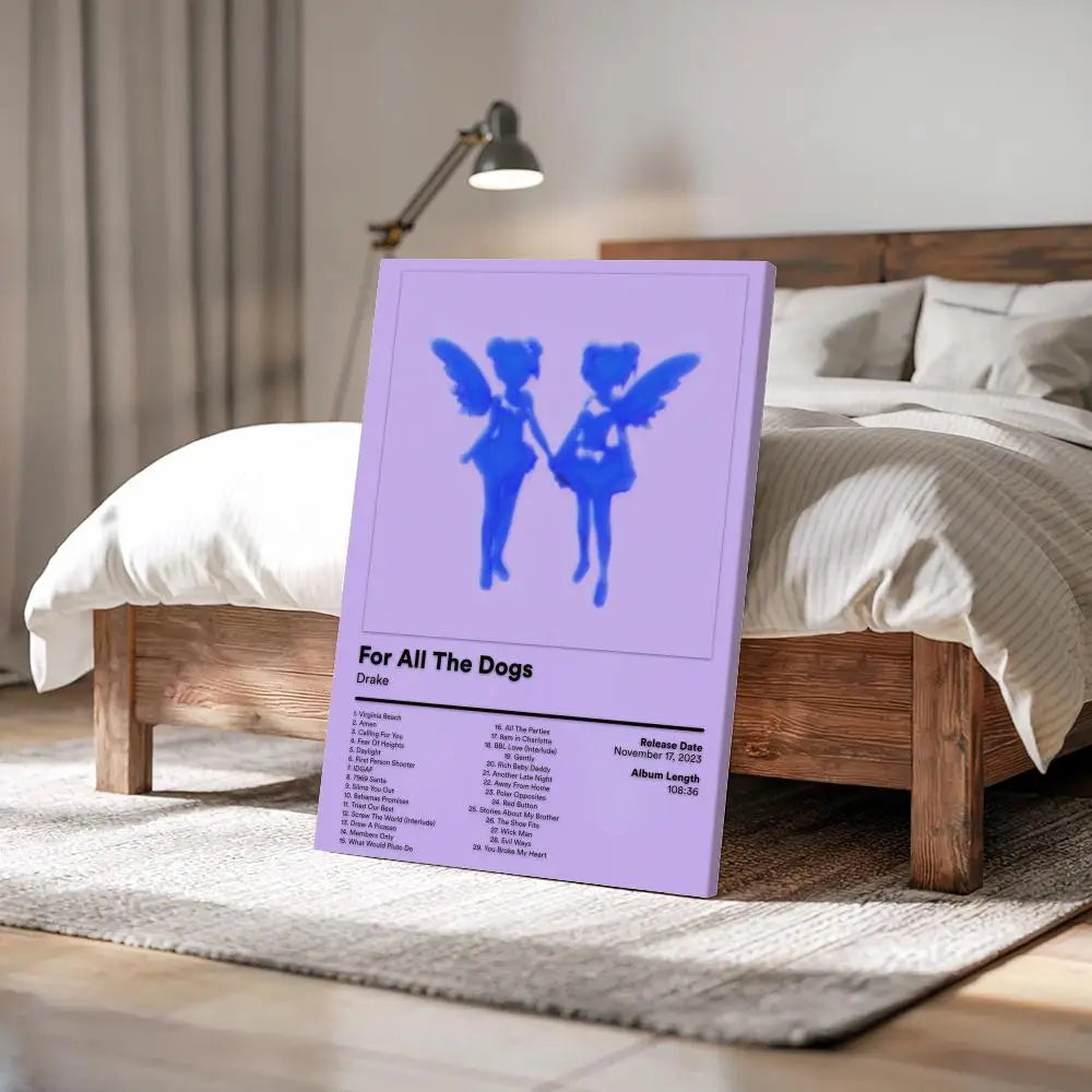 D-Drake Album Cover Rapper Canvas Print Poster