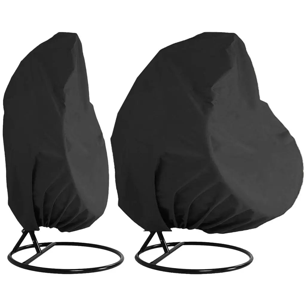 Funda para silla colgante, protector de muebles, impermeable con cremallera, resistente a la lluvia, al óxido, duradero, anti-UV, a prueba de viento, para jardín.
