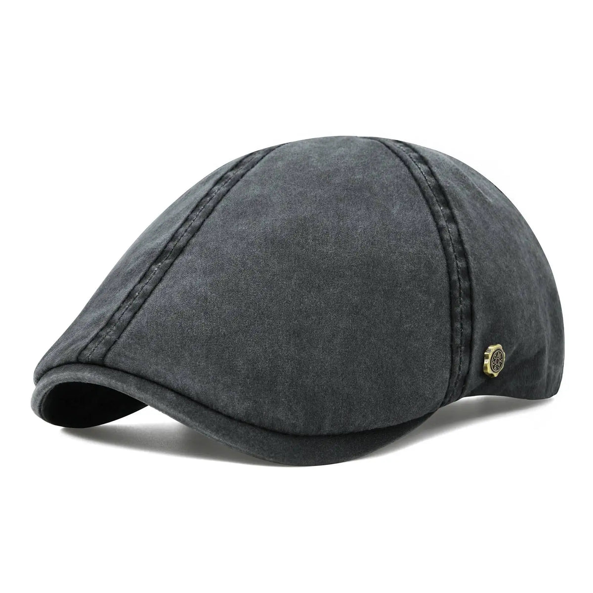 VOBOOM Casquette plate classique en coton pour hommes et femmes, style gavroche, béret décontracté de couleur unie ou camouflage pour toutes les saisons