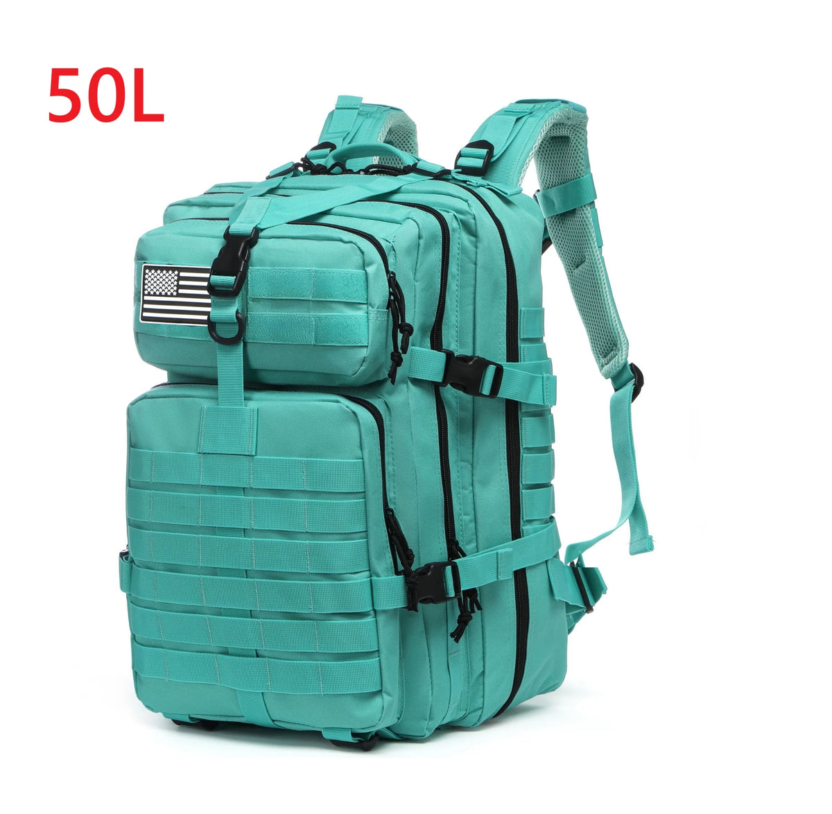 25l/50l Sturdy Nylon Waterproof Tactical Sports Trekking Fishing Hunting Camping Hiking Bag Backpack Outdoor Rucksacks