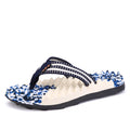 Casual New Massage Slippers for Men Sandal Feet Chinese Acupressure Therapy Medical Rotating Foot Massager Shoes Size 45