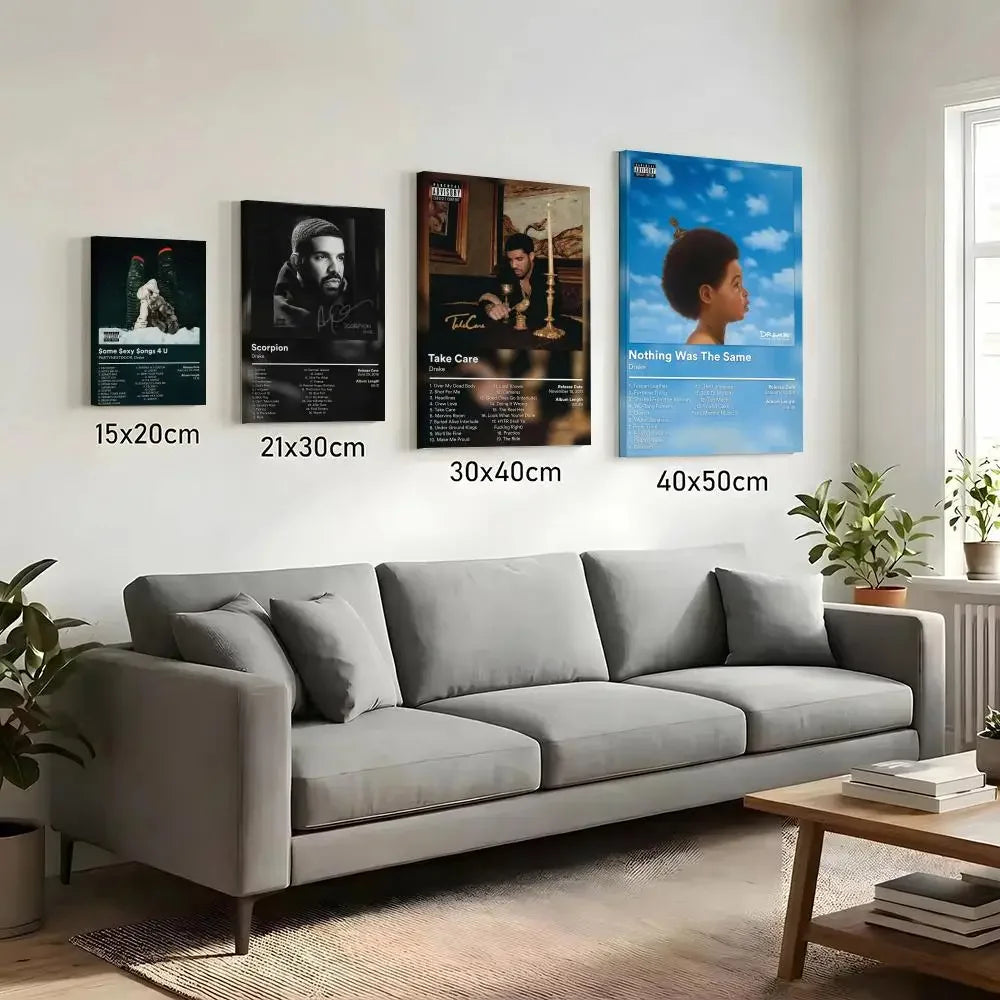 D-Drake Album Cover Rapper Canvas Print Poster