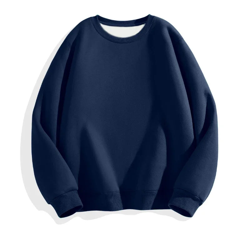 LEGIBLE Autumn Winter Woman's Hoodies Oversize Female Loose Solid Thicken Fleece Warm Women Sweatshirts Lady