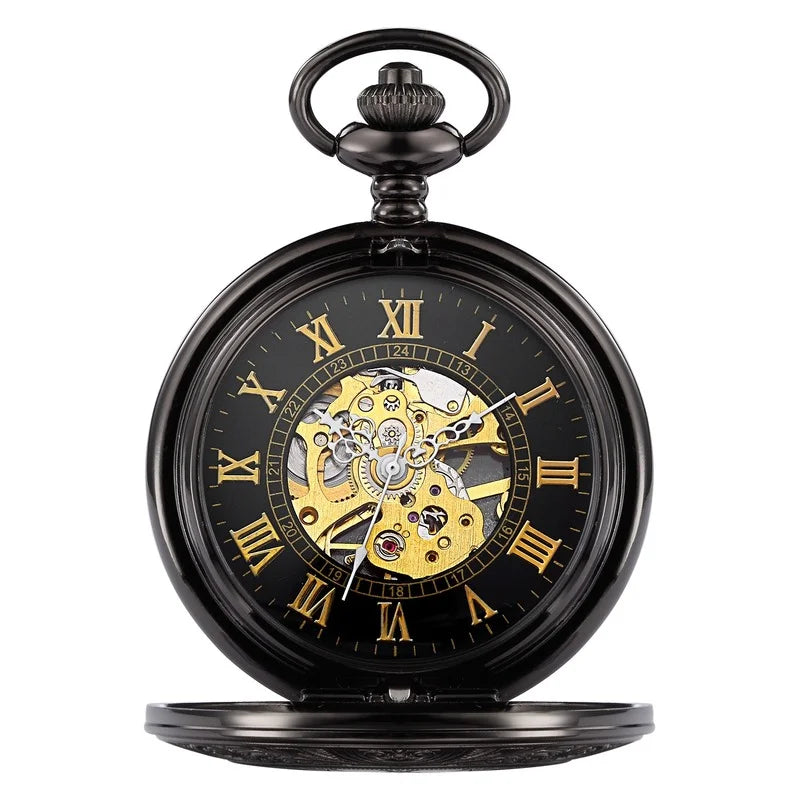 New Anime Action Figure Date a Live Tokisaki Kurumi Mechanical Pocket Watch Unisex Students Cosplay Waterproof Wristwatch Gift