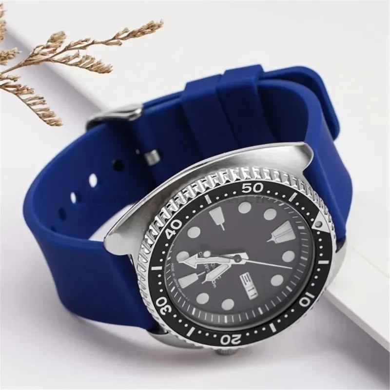 Silicone Watch Band 14/16/18/19/20/22/24mm Soft Quick Release Rubber Watch Straps for Samsung Galaxy for Garmin for Huawei Watch