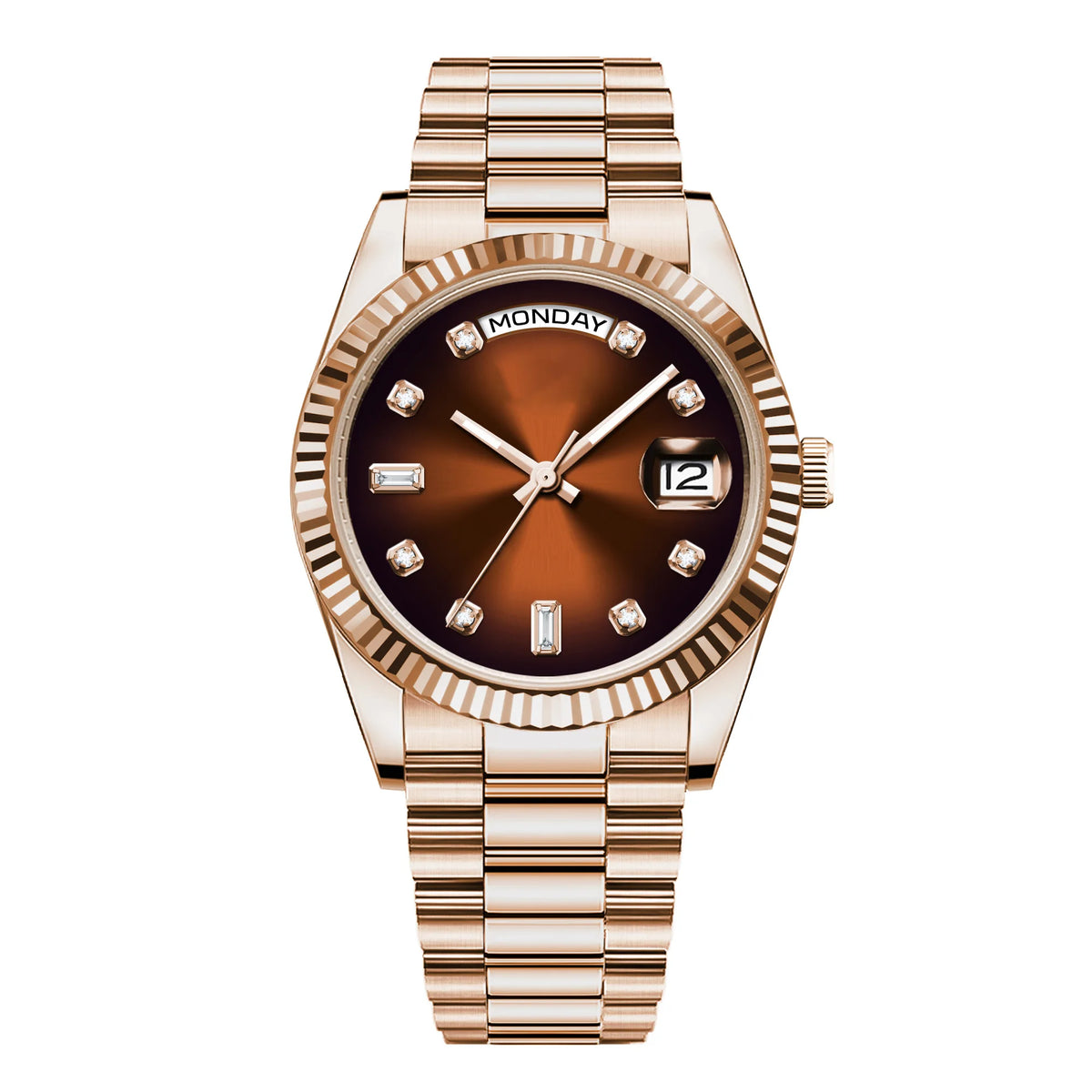 36/39mm Custom New Design  Black Dial Mechanical Wristwatches Luxury NH36 10BARS Sapphire St1644 Movement Watch for Men