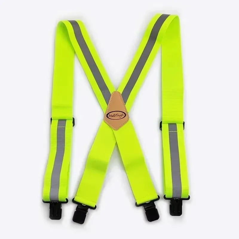 1Pc 5*120cm Men's Adult X-Type 4 Clips High Elastic Suspender Adjustable Heavy Duty Braces  Belt Suspenders Male Jockstrap