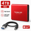 Somdisk Portable USB 3.0 External SSD 1TB 2TB 4TB Type-C Storage