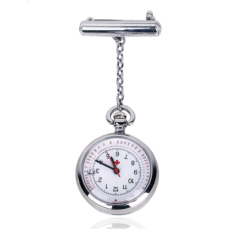 ALK Vision Nurse Fob Watch - Luxury IP Plated Golden Chain With Floral Pattern