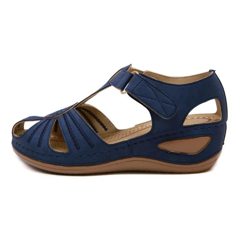 BEYARNE Plus Size Fashion Summer Women Sandals Female Beach Shoes Shoes Wedge High Heel Comfortable Light Platform SandalsE597